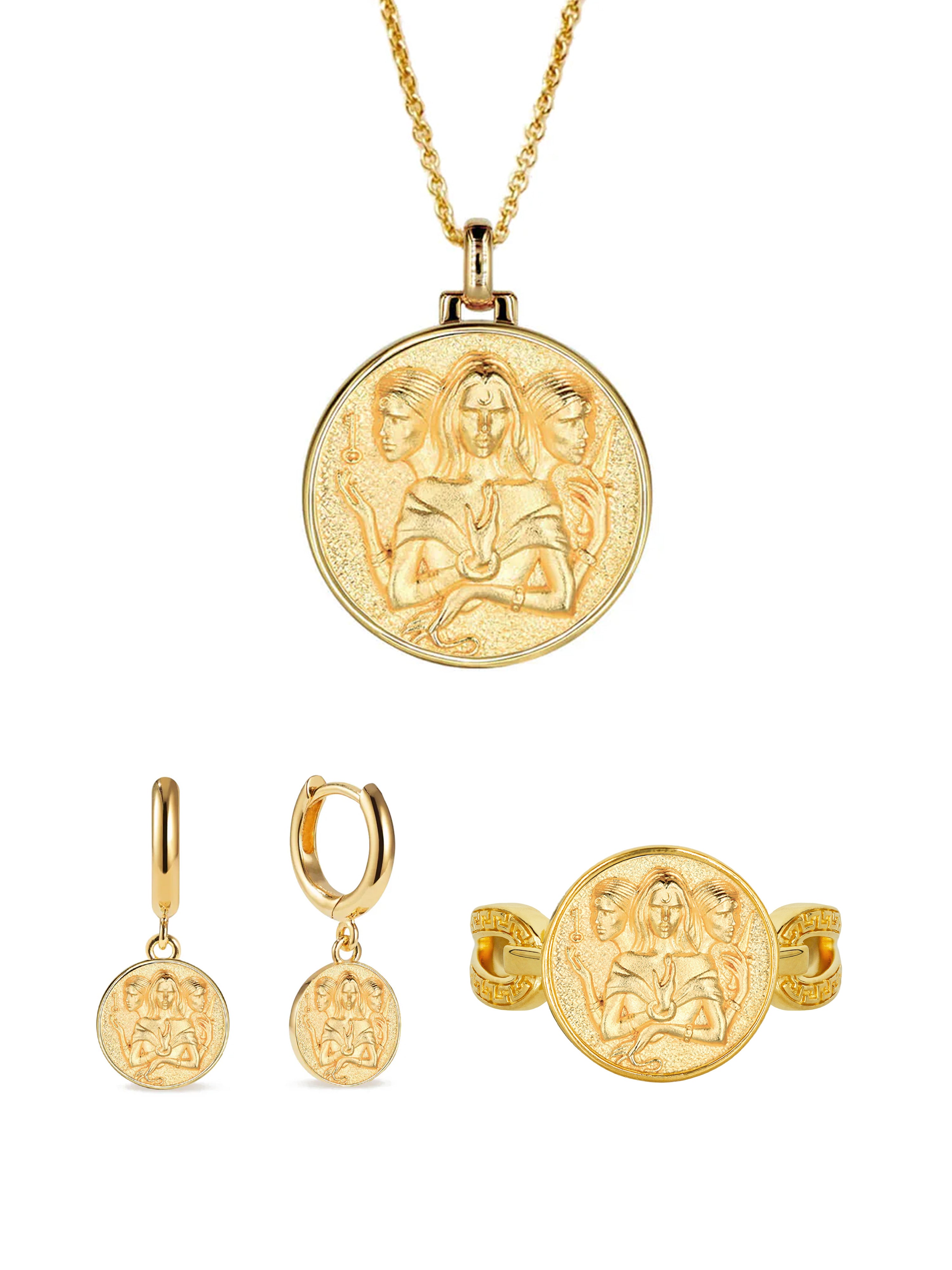 Hécate Goddess Trio – Vermeil