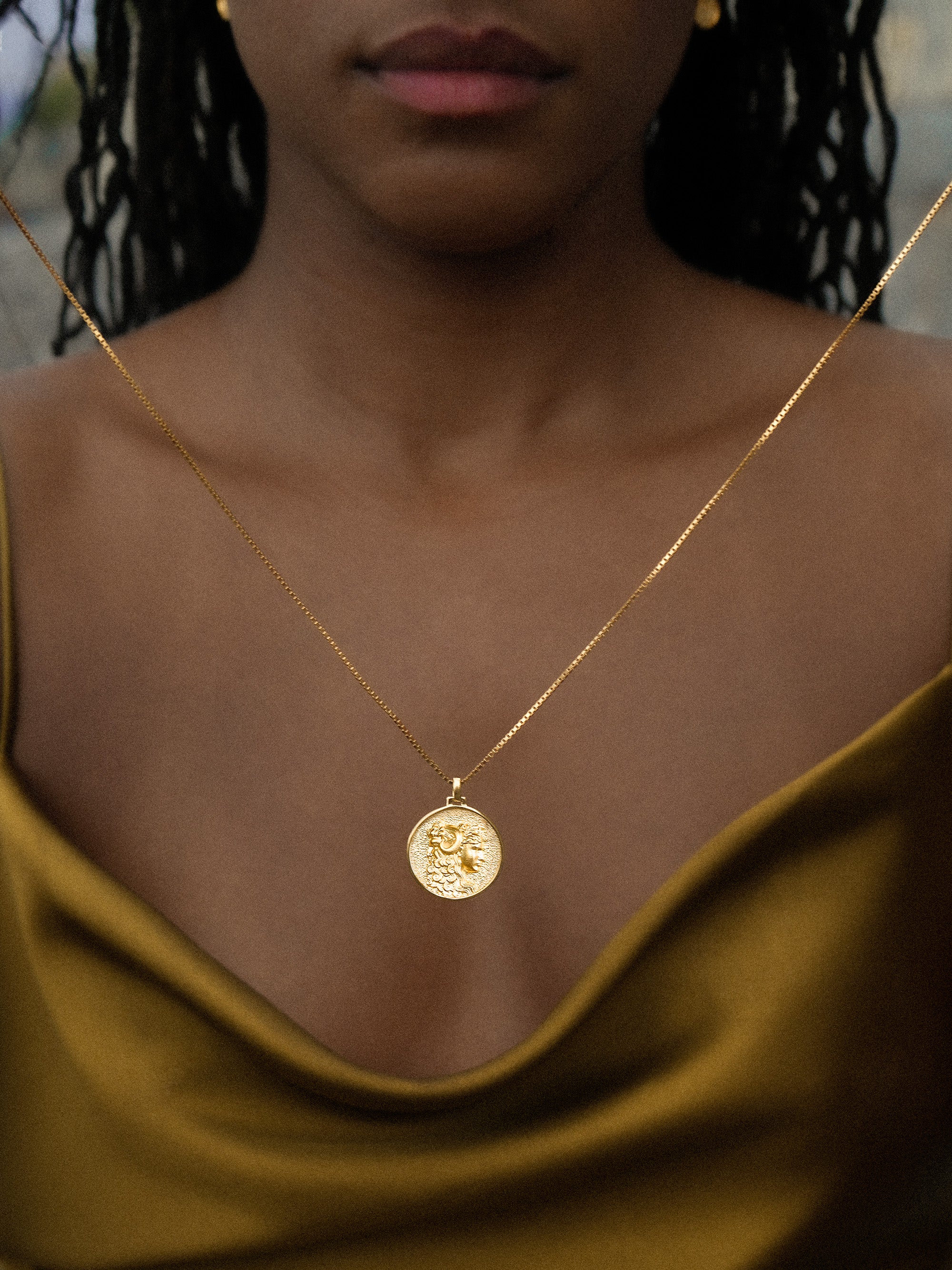 Janus Necklace Vermeil