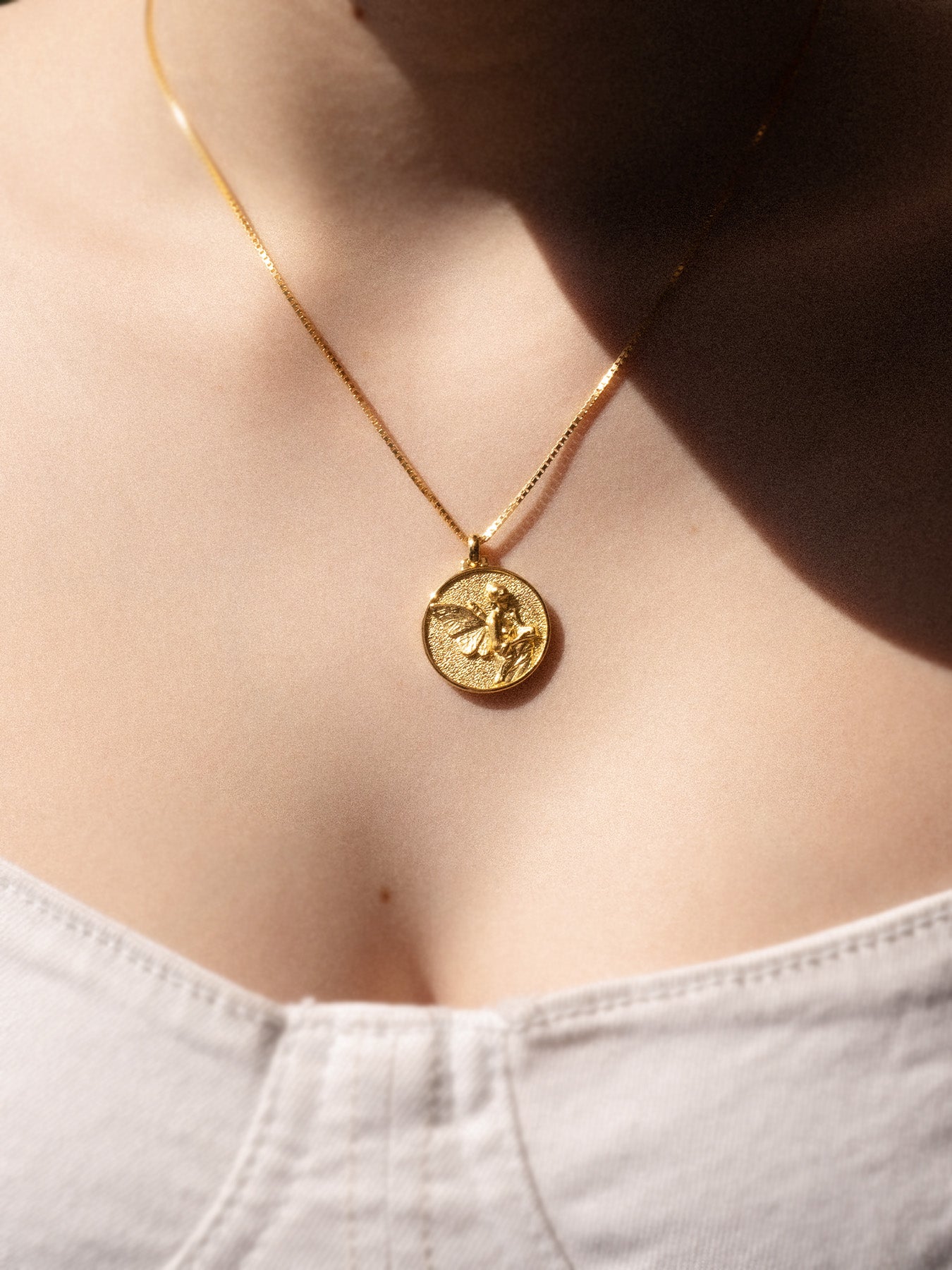 Psyche - Necklace - Solid Gold 14k