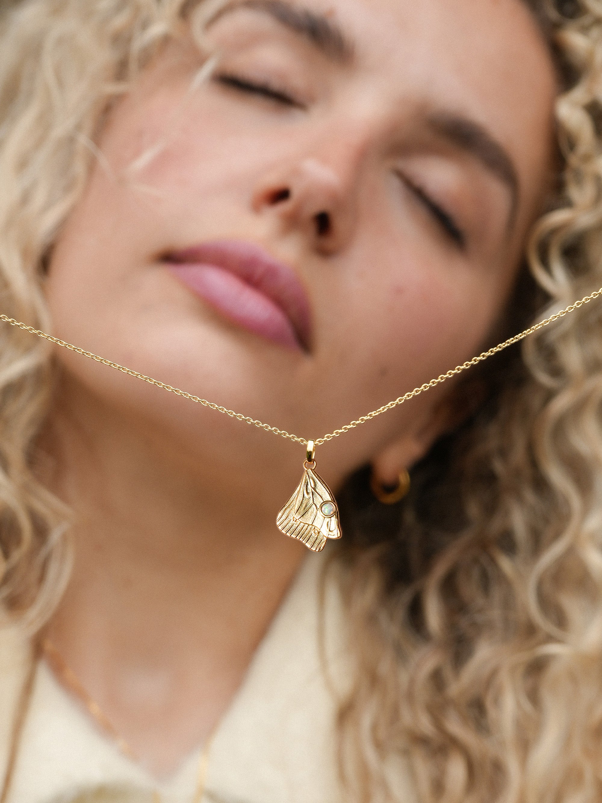 Collier Aile de Psyché Vermeil