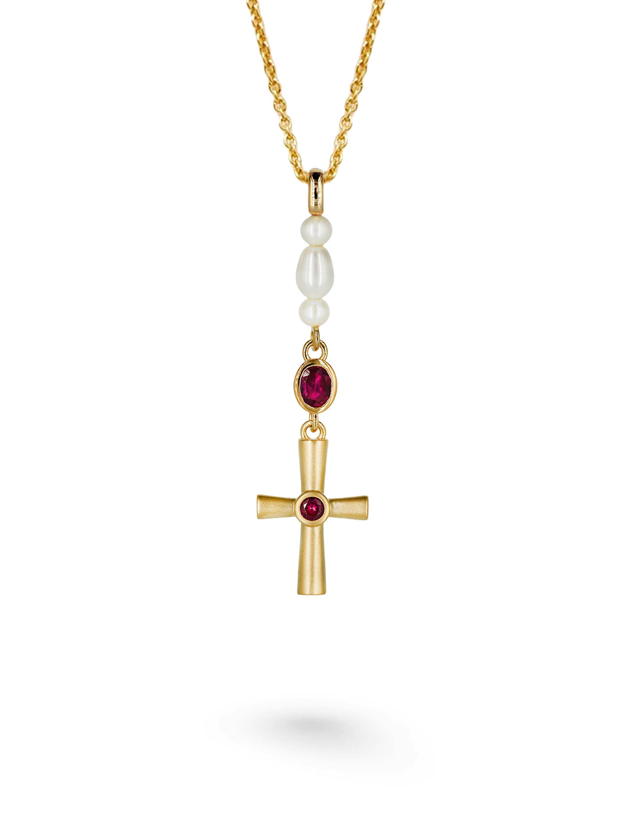 ROSARIO CROSS HALSKETTE VERMEIL – Glaube & Hoffnung | Vermaye