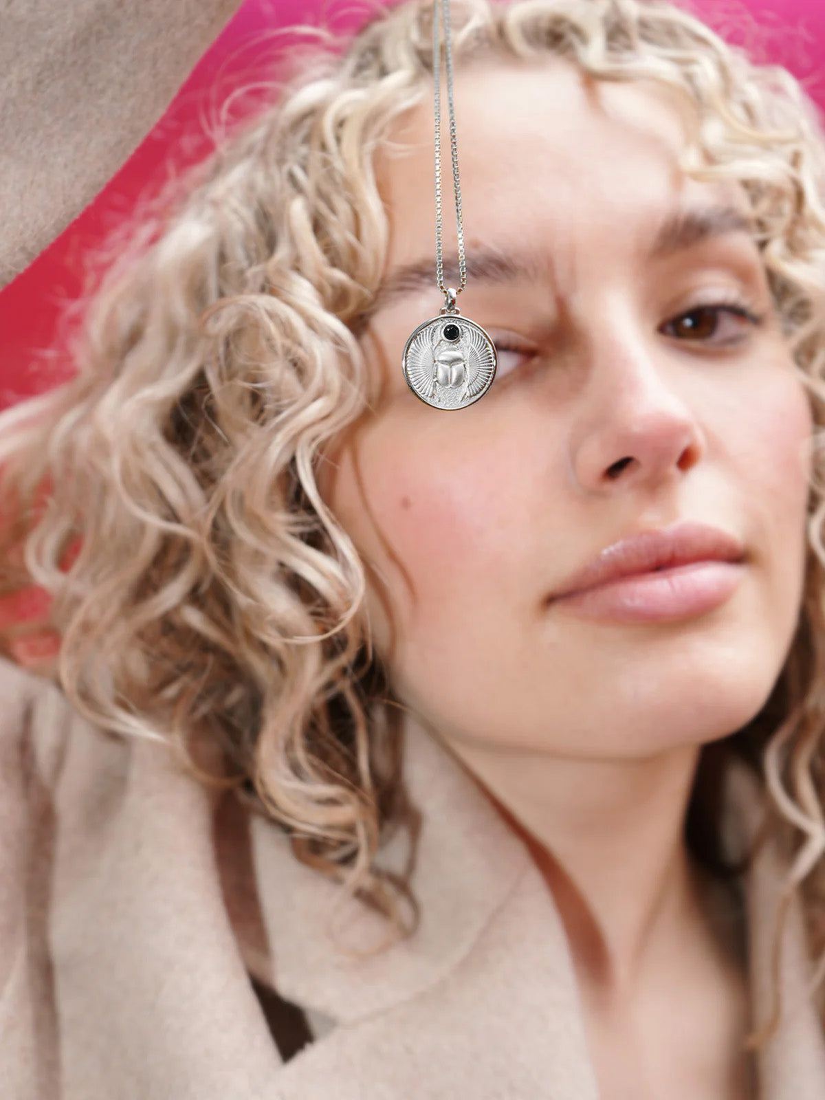 Collar Escarabajo Plata