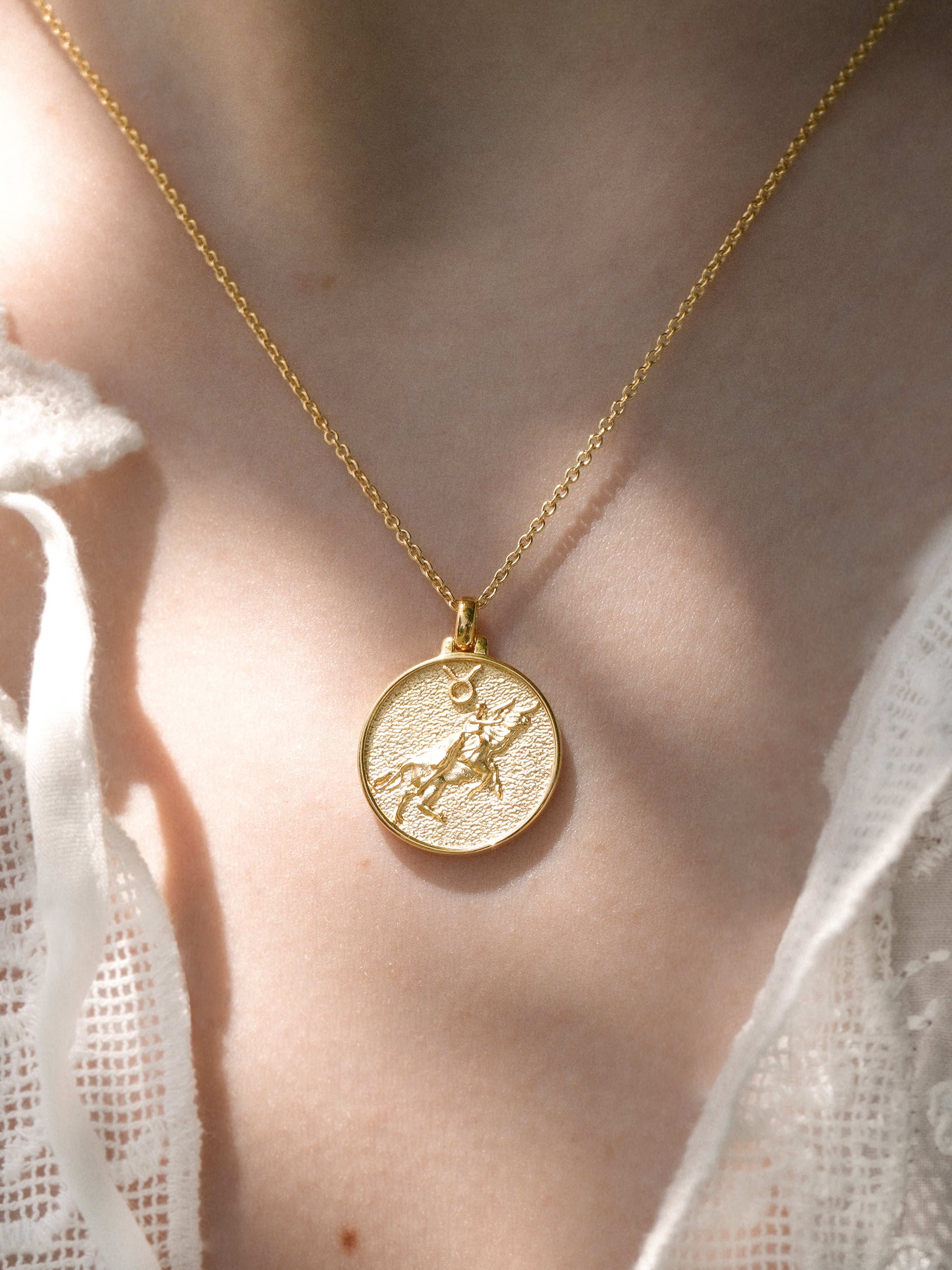 Taurus - Necklace - Vermeil